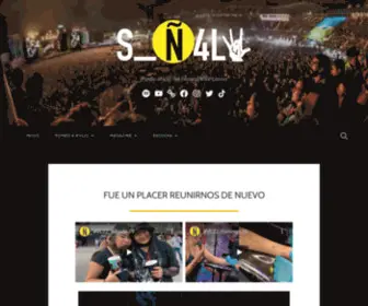 Senalvl.com(Medio oficial del festival Vive Latino) Screenshot