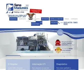 Senamadureira.com(Hospital Veterinário Sena Madureira) Screenshot