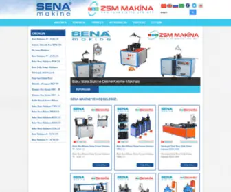 Senamakine.com(Bakır) Screenshot