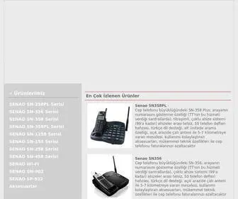 Senaoturkiye.com(Senao Türkiye Web Sitesi) Screenshot