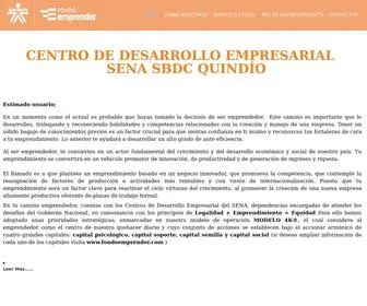 Senasbdcquindio.com.co(Inicio) Screenshot