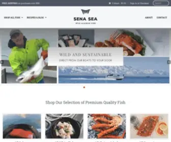 Senasea.com(Wild Alaskan Copper River Salmon) Screenshot