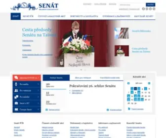 Senat.cz(Senát PČR) Screenshot