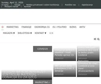 Senat.me(Portal za marketing i ekonomiju) Screenshot
