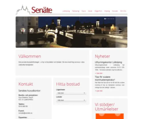 Senate.se(Senäte) Screenshot