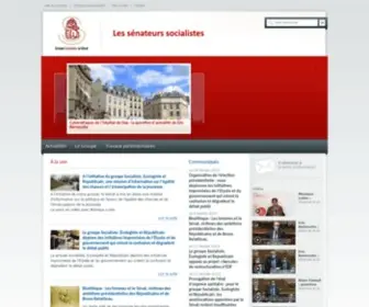 Senateurs-Socialistes.fr(Sénateurs) Screenshot