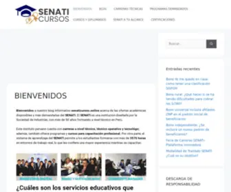 Senaticursos.online(CURSOS SENATI) Screenshot