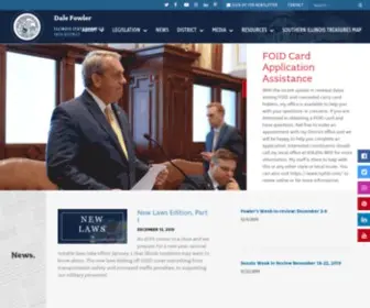 Senatorfowler.com(Illinois State Senator Dale Fowler 59th District) Screenshot