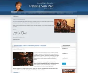 Senatorvanpelt.com(Illinois State Senator Patricia Van Pelt) Screenshot