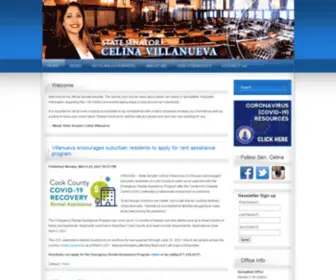 Senatorvillanueva.com(Illinois State Senator Celina Villanueva) Screenshot