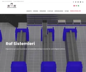 Sencerraf.com(Sencer Raf Sistemleri) Screenshot