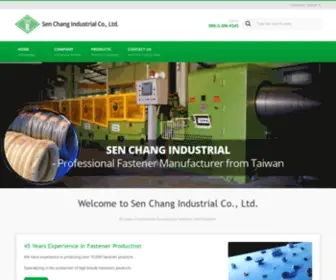 Senchang.com(Machine Screws) Screenshot