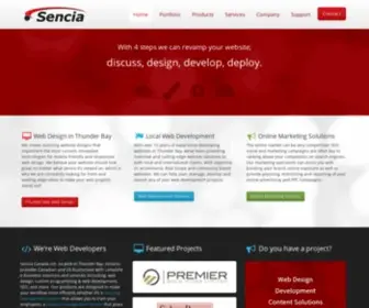 Sencia.ca(Sencia Canada Ltd) Screenshot