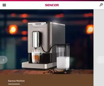 Sencor.com(Design and quality for you) Screenshot
