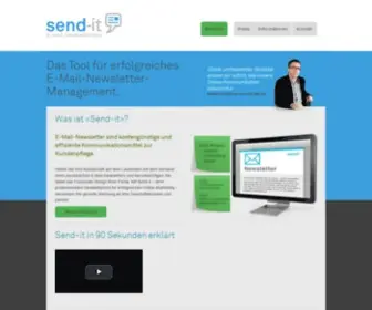 Send-IT.ch(Online Newslettertool) Screenshot