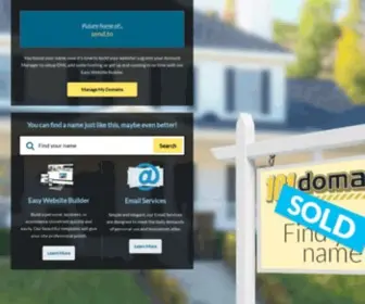 Send.to(Domain Name Registration) Screenshot