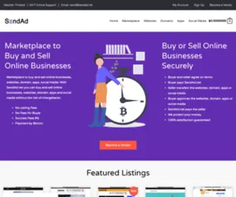 Sendad.net(Sell and Buy Online Business) Screenshot