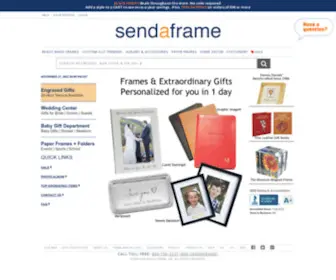 Sendaframe.com(Picture Frames) Screenshot