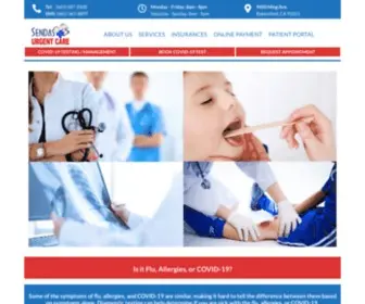 Sendashc.com(Sendas Urgent Care) Screenshot