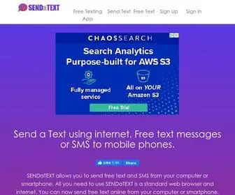 Sendatext.co(Send & Receive Free Text Messages Online) Screenshot