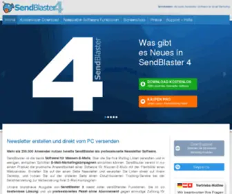Sendblaster.de(Newsletter Software zum Versand von Massenmails/ Serienmails inkl) Screenshot