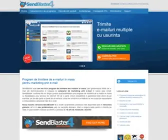 Sendblaster.ro(Program de trimitere de e) Screenshot