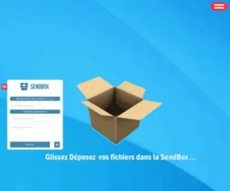 Sendbox.fr(Transfert de fichiers volumineux) Screenshot