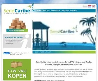 Sendcaribe.nl(Voor) Screenshot