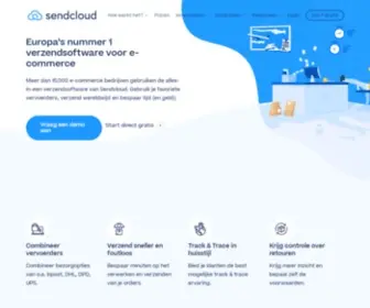 Sendcloud.be(Europa's #1 verzendplatform voor e) Screenshot