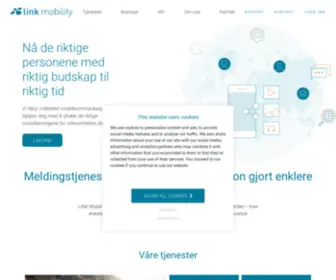 Sendega.com(LINK Mobility) Screenshot