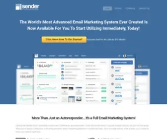 Sender.info(Email Marketing Software) Screenshot