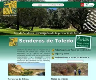 Senderosdetoledo.org(Inicio Senderos de Toledo) Screenshot