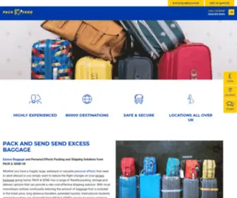 Sendexcessbaggage.co.uk(Send Excess Baggage Worldwide) Screenshot