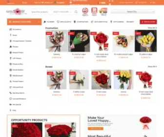 Sendflower.com.ua(Send flowers Ukraine) Screenshot