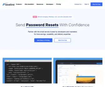 Sendgrid.design(Email Delivery Service) Screenshot