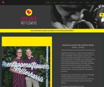 Sendhope.org(Send Hope) Screenshot