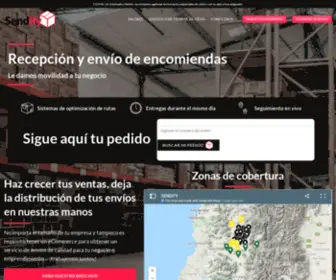 Sendify.cl(Inicio) Screenshot