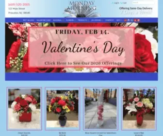 Sendingsmiles.com(Princeton Florist) Screenshot