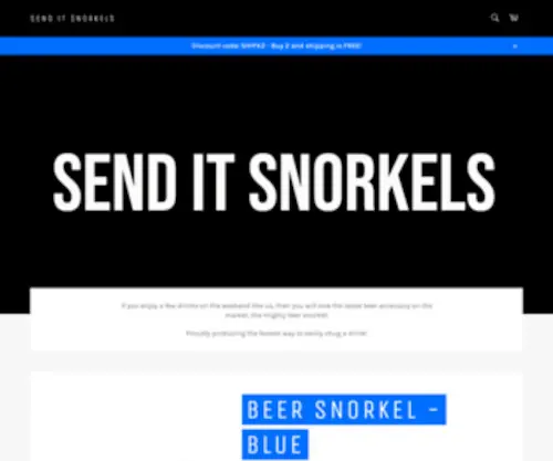 Sendit-Snorkels.com(Send It Snorkels) Screenshot