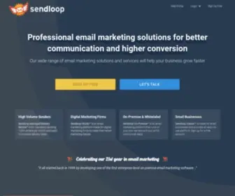 Sendloop.studio(Email Marketing Software and Professional Solutions) Screenshot