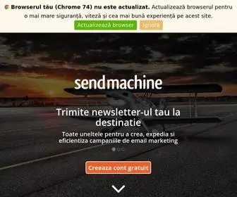 Sendmachine.com(Trimitere newsletter) Screenshot