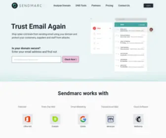 Sendmarc.co.za(DMARC South Africa) Screenshot