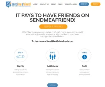 Sendmeafriend.com Screenshot