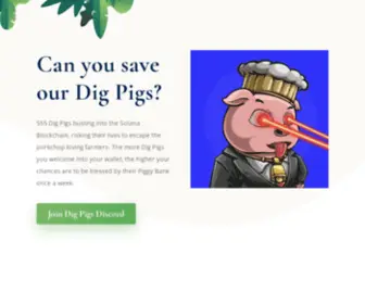 Sendmedigpigs.com(Dig Pigs) Screenshot