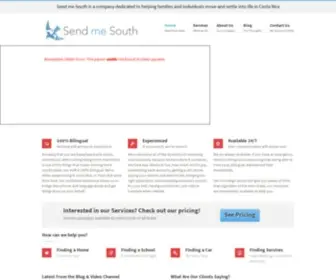 Sendmesouth.com(Send me South) Screenshot