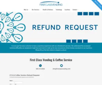 Sendmyrefund.com(First Class Vending) Screenshot