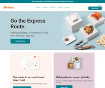 Sendoso.com(AI-Enhanced Gifting Automation Platform) Screenshot