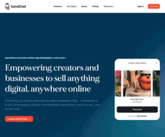 Sendowl.com(Sell Digital Products) Screenshot