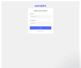 Sendpilot.co(Log In) Screenshot