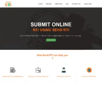 Sendrti.com(Online RTI Application) Screenshot